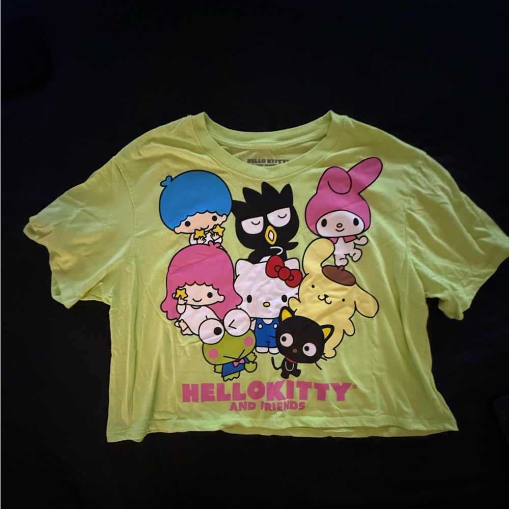Hello Kitty & Friends Bright Neon Green Tee